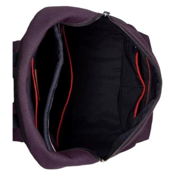Tommy Hilfiger Sean Canvas Logo Graphic Backpack Navy NWT - Picture 4 of 4